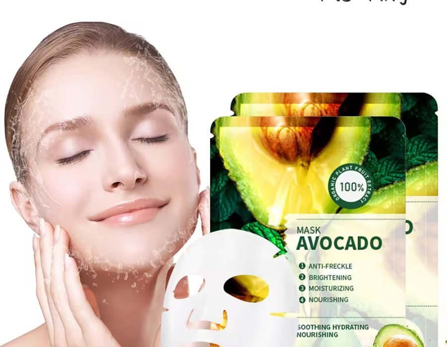 Maschera viso all'avocado