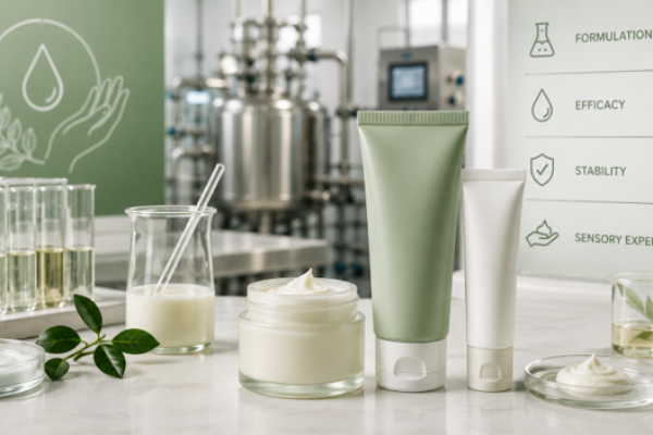 Hand cream formulation development for private label brands