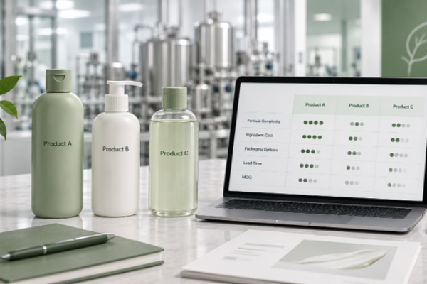 Comparing private label conditioner OEM quotations and cost drivers