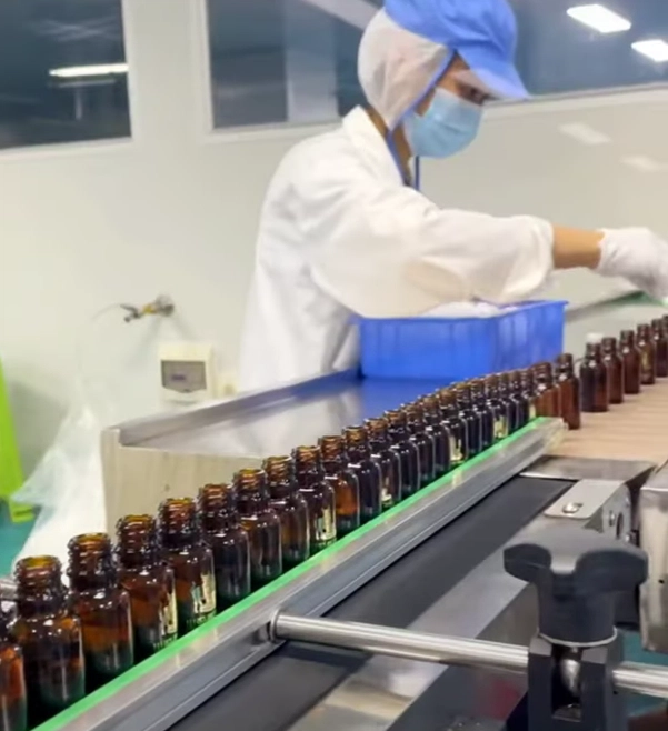 Linea di produzione di olio per massaggi